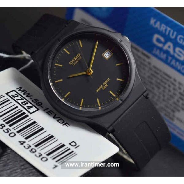 قیمت و خرید ساعت مچی مردانه زنانه کاسیو (CASIO) جنرال مدل MW-59-1EVDF اسپرت | اورجینال و اصلی