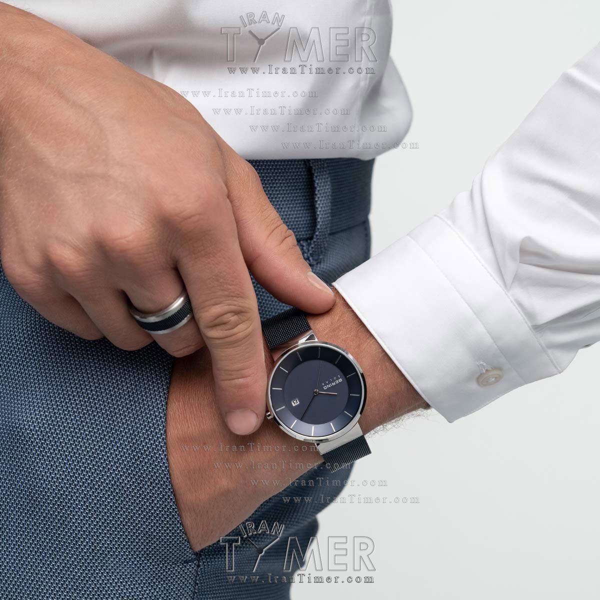 قیمت و خرید ساعت مچی مردانه برینگ(BERING) مدل B14639-307 کلاسیک | اورجینال و اصلی