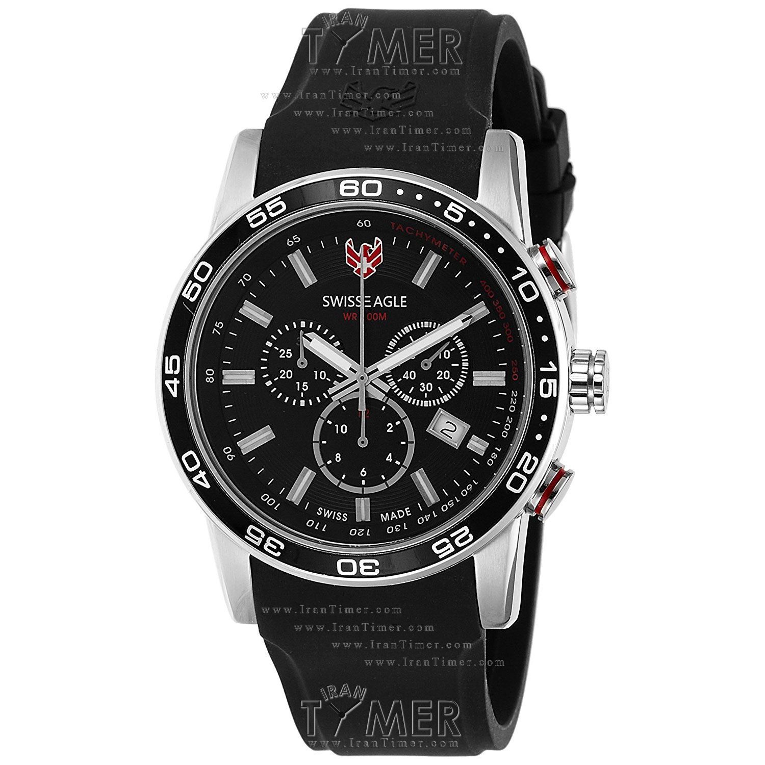 قیمت و خرید ساعت مچی مردانه سوئیس ایگل(SWISS EAGLE) مدل SE9057-01 اسپرت | اورجینال و اصلی