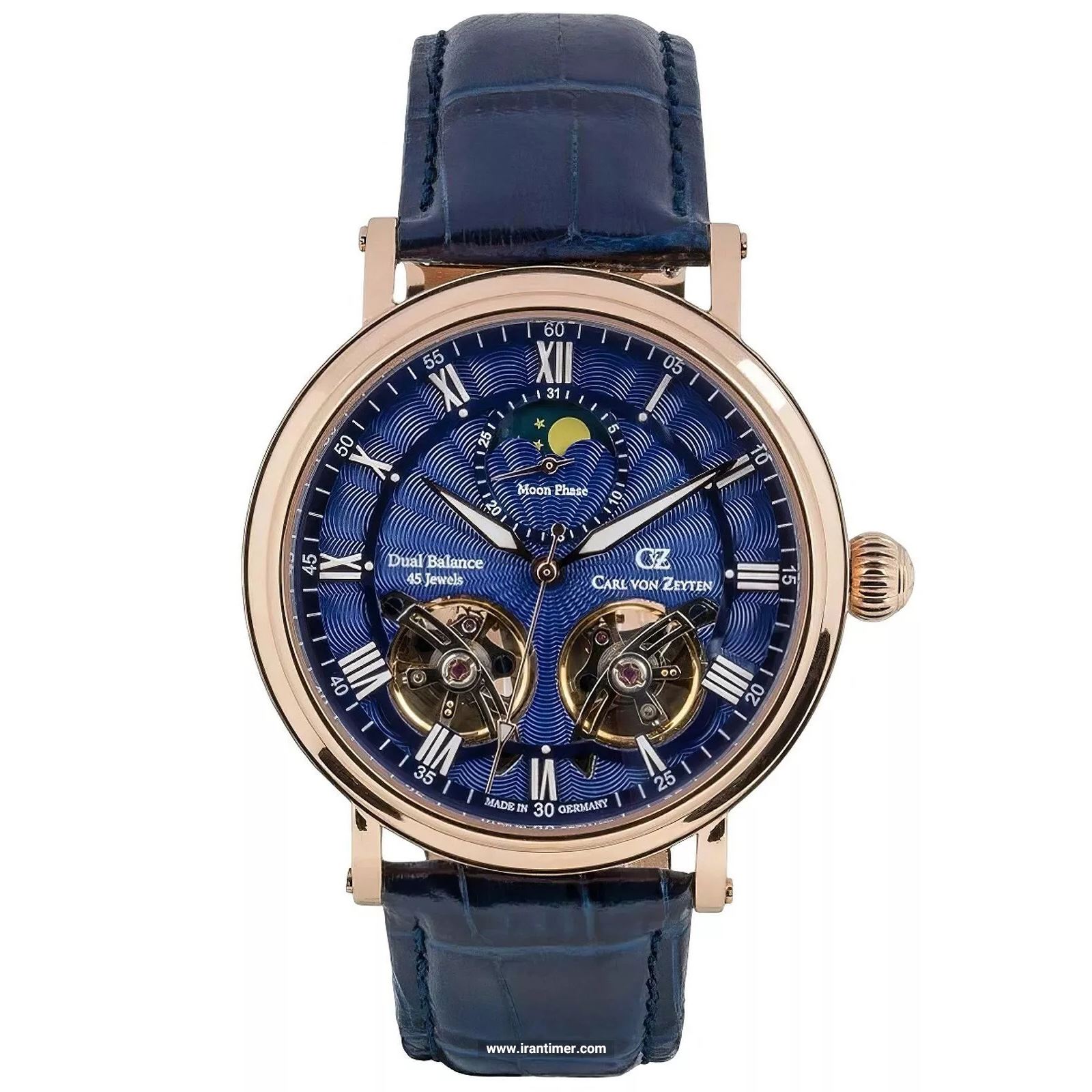 قیمت و خرید ساعت مچی مردانه کارل ون زیتن(CARL VON ZEYTEN) مدل CVZ0054RBSR کلاسیک | اورجینال و اصلی