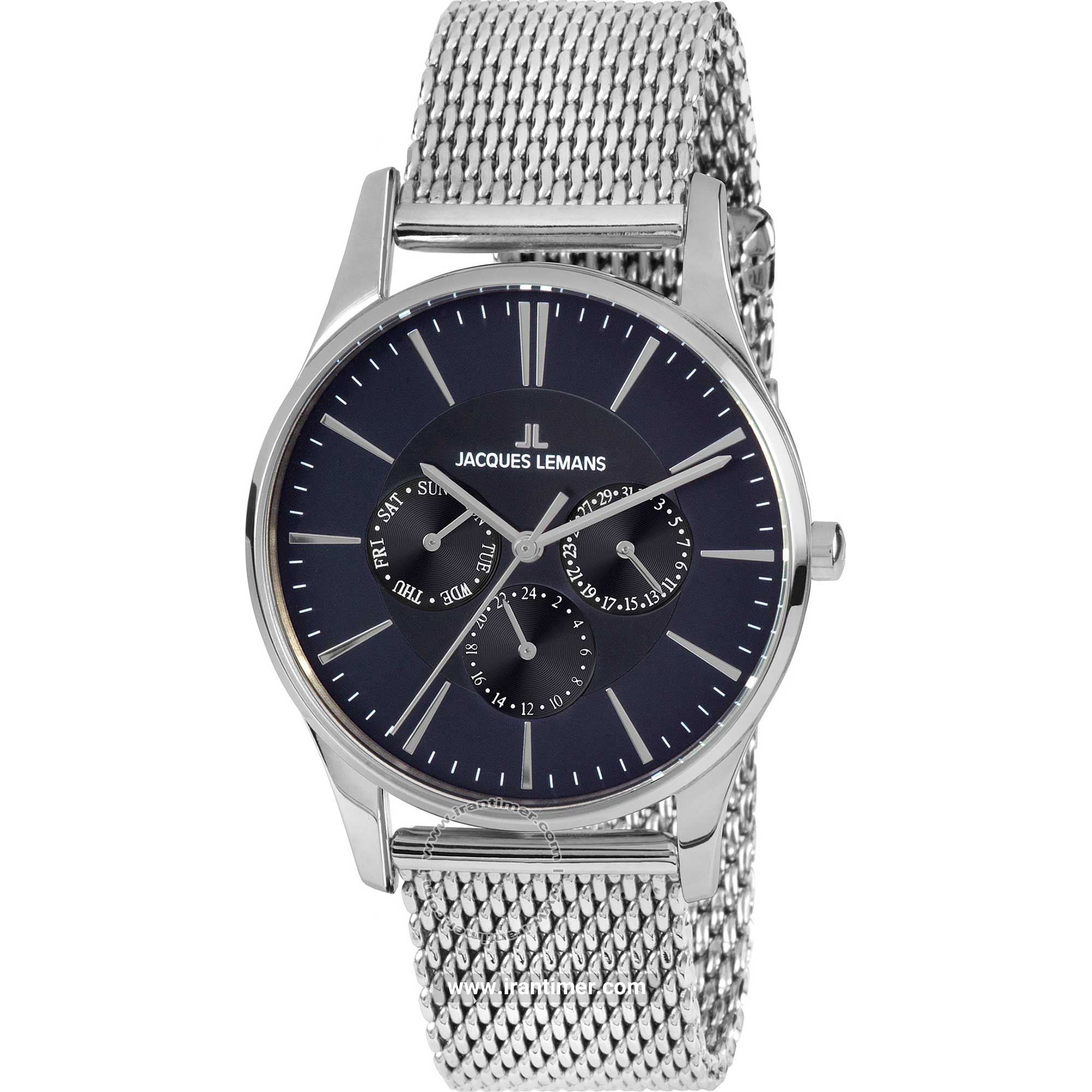 قیمت و خرید ساعت مچی مردانه زنانه ژاک لمن(JACQUES LEMANS) مدل 1-1951G کلاسیک | اورجینال و اصلی