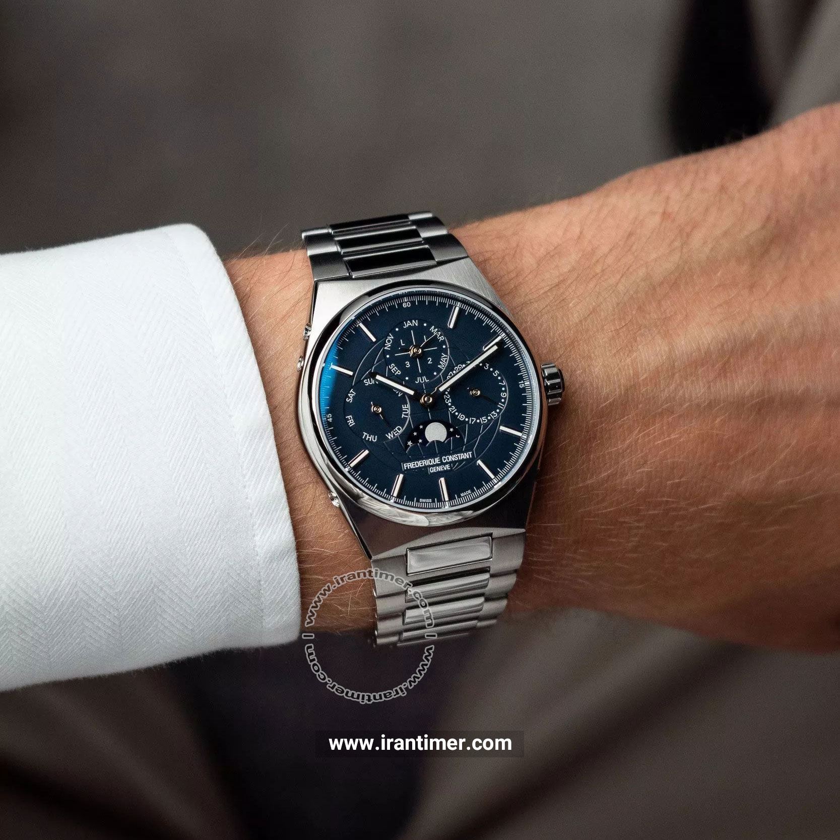 قیمت و خرید ساعت مچی مردانه فردریک کنستانت(FREDERIQUE CONSTANT) مدل FC-775BL4NH6B کلاسیک | اورجینال و اصلی