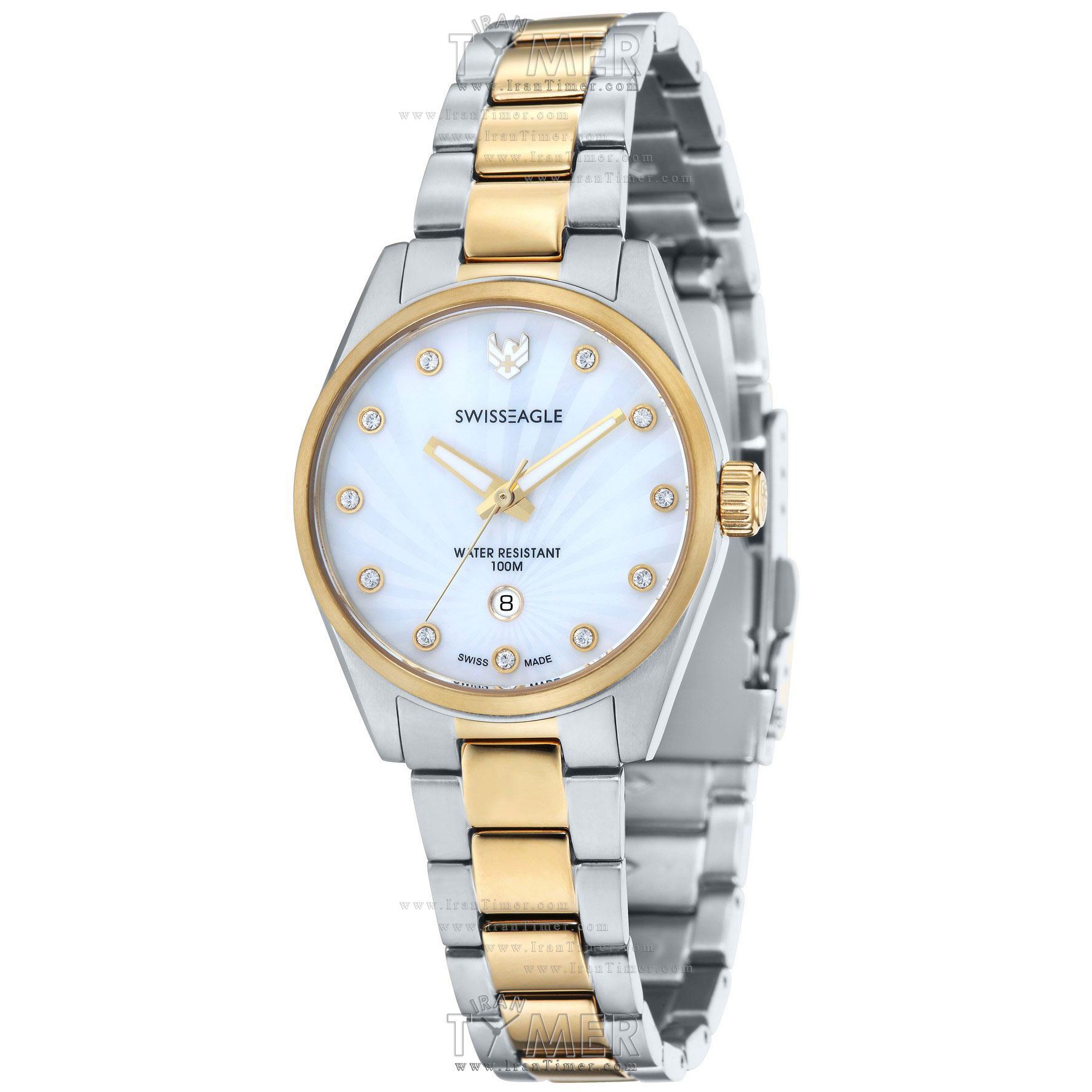 قیمت و خرید ساعت مچی زنانه سوئیس ایگل(SWISS EAGLE) مدل SE6048-33 کلاسیک | اورجینال و اصلی