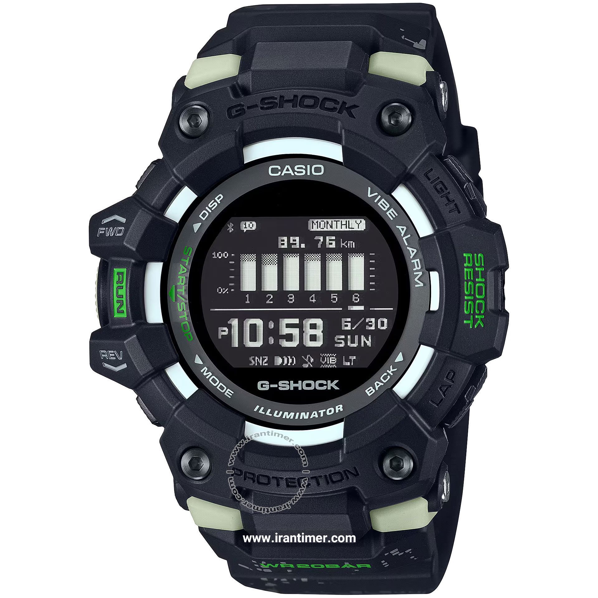 قیمت و خرید ساعت مچی مردانه کاسیو (CASIO) جی شاک مدل GBD-100LM-1DR اسپرت | اورجینال و اصلی