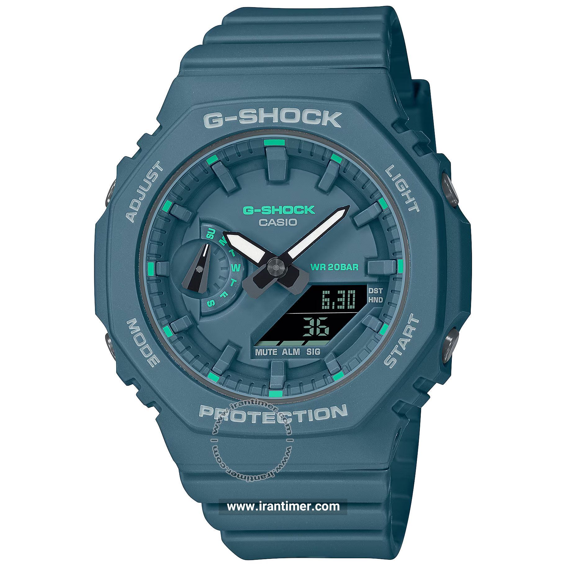 قیمت و خرید ساعت مچی زنانه کاسیو (CASIO) جی شاک مدل GMA-S2100GA-3ADR اسپرت | اورجینال و اصلی