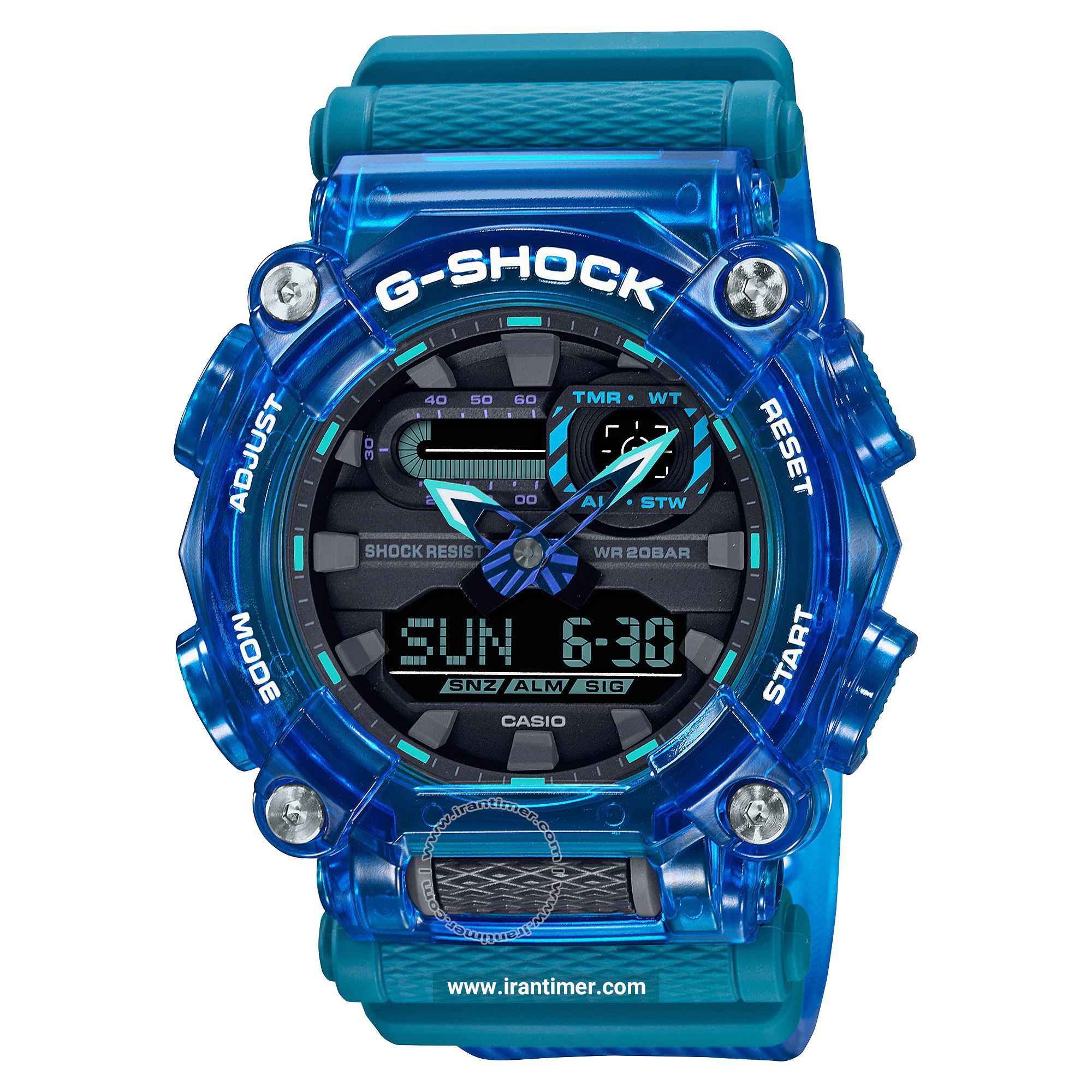 قیمت و خرید ساعت مچی مردانه کاسیو (CASIO) جی شاک مدل GA-900SKL-2ADR اسپرت | اورجینال و اصلی