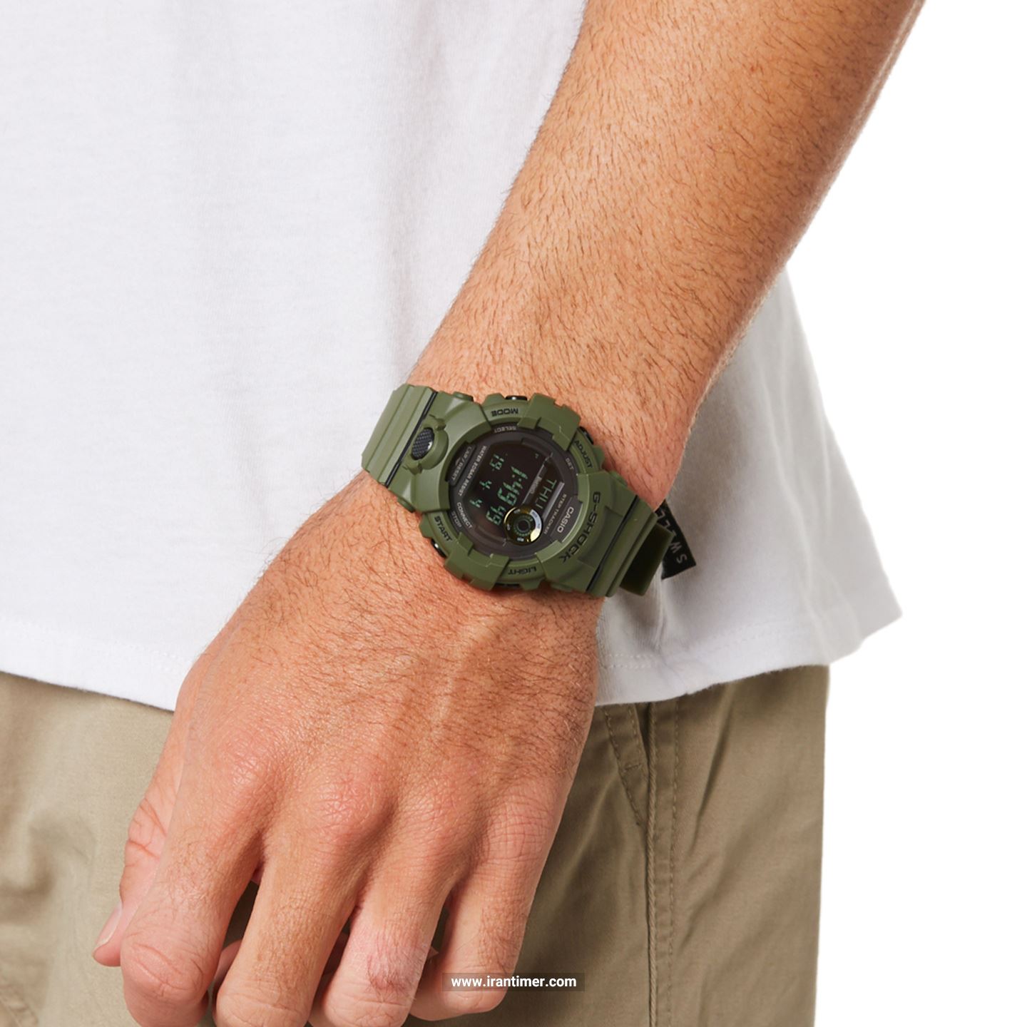 قیمت و خرید ساعت مچی مردانه کاسیو (CASIO) جی شاک مدل GBD-800UC-3DR اسپرت | اورجینال و اصلی