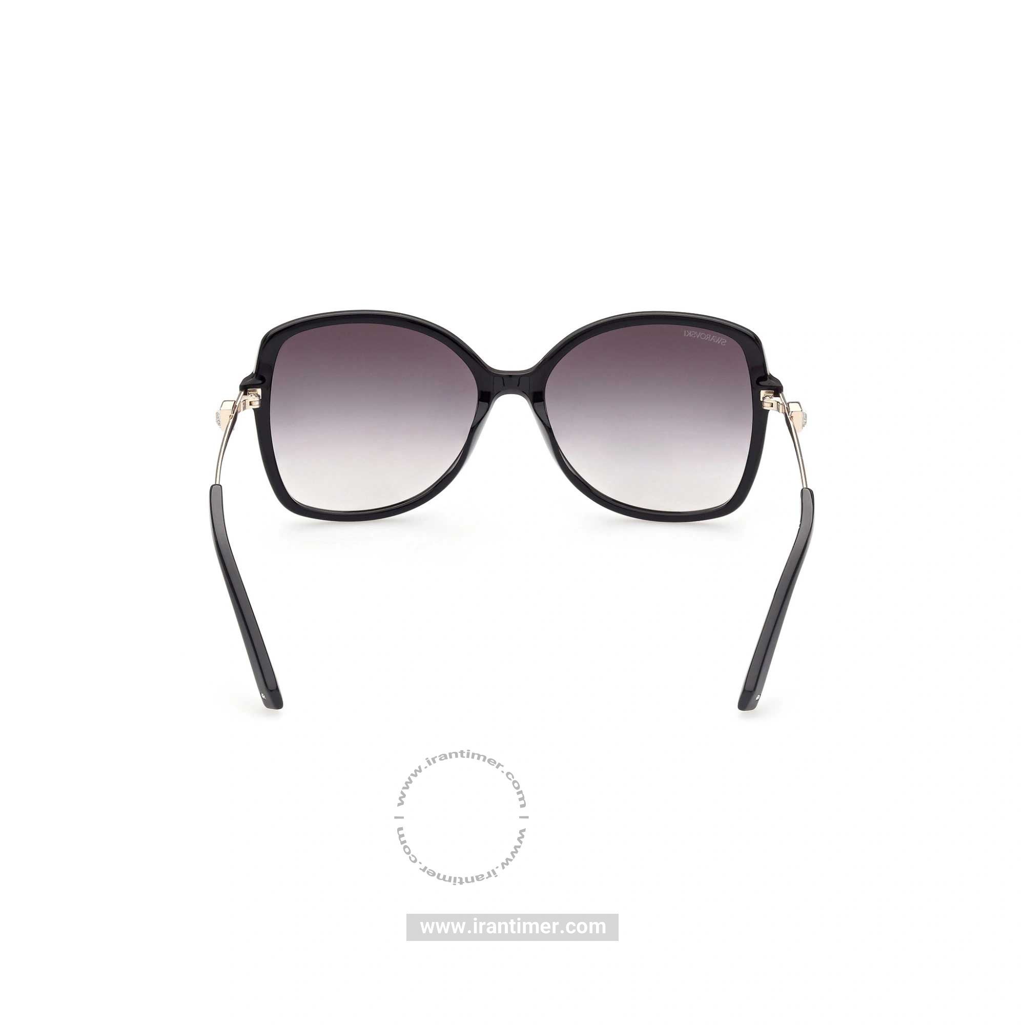 قیمت و خرید عینک آفتابی زنانه کلاسیک (SWAROVSKI) مدل SK 0329 01B 57 | اورجینال و اصلی