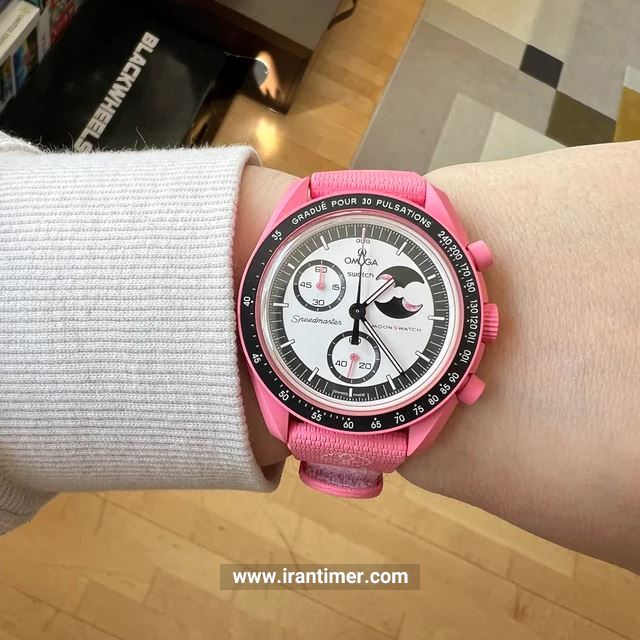 قیمت و خرید ساعت مچی زنانه سواچ(SWATCH) مدل MISSION TO THE PINK MOONPHASE SO33P700 اسپرت | اورجینال و اصلی