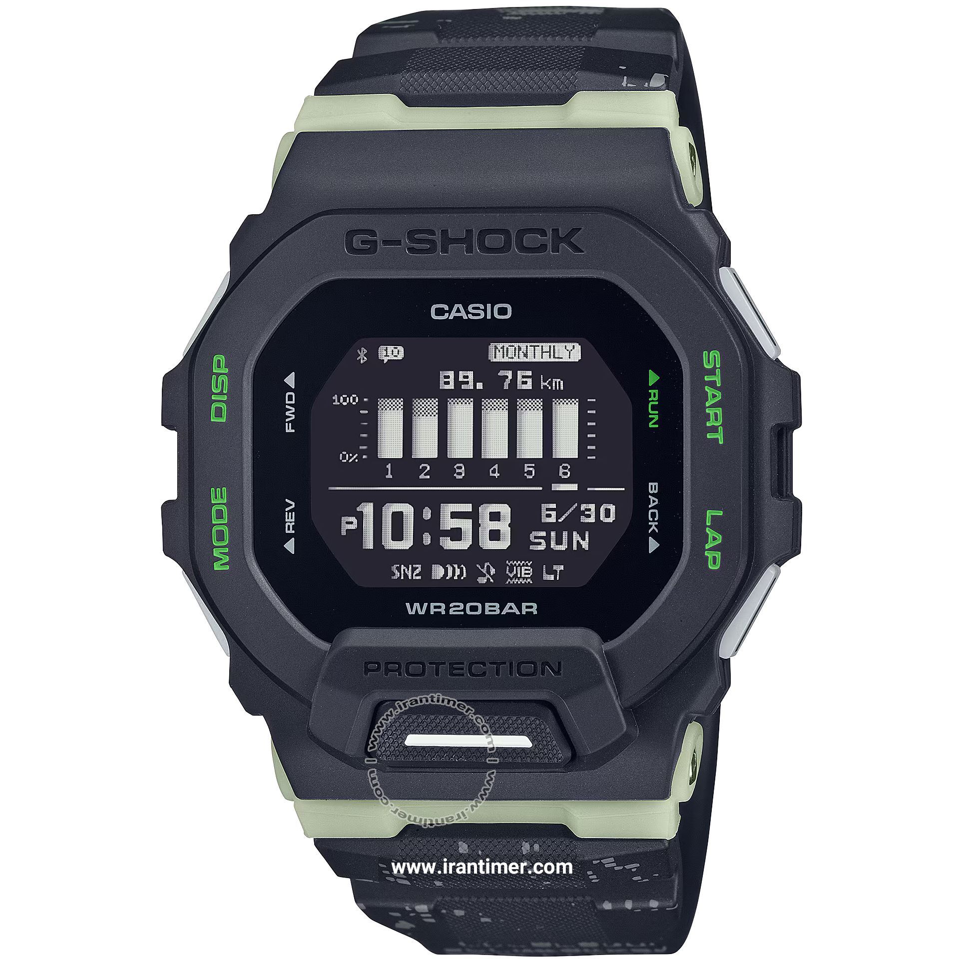 قیمت و خرید ساعت مچی مردانه کاسیو (CASIO) جی شاک مدل GBD-200LM-1DR اسپرت | اورجینال و اصلی
