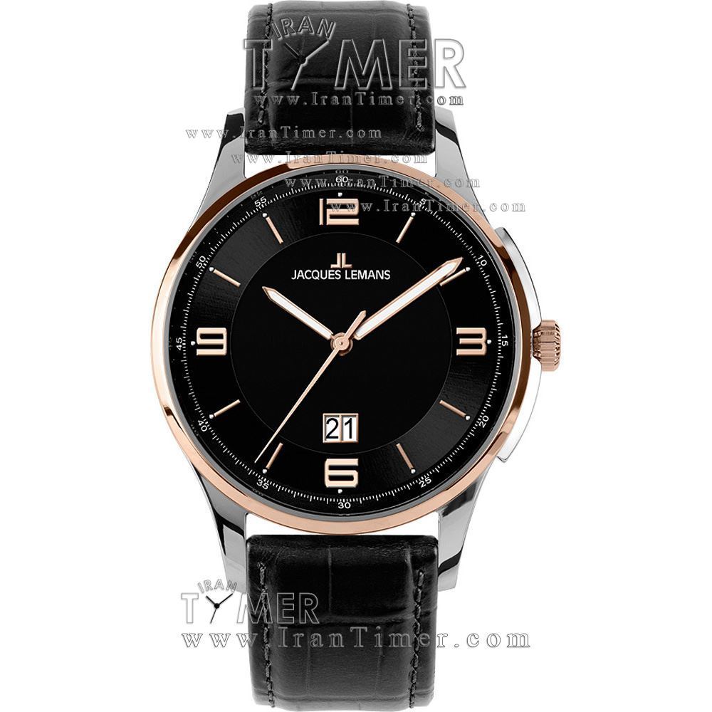 قیمت و خرید ساعت مچی مردانه ژاک لمن(JACQUES LEMANS) مدل 1-1615E کلاسیک | اورجینال و اصلی