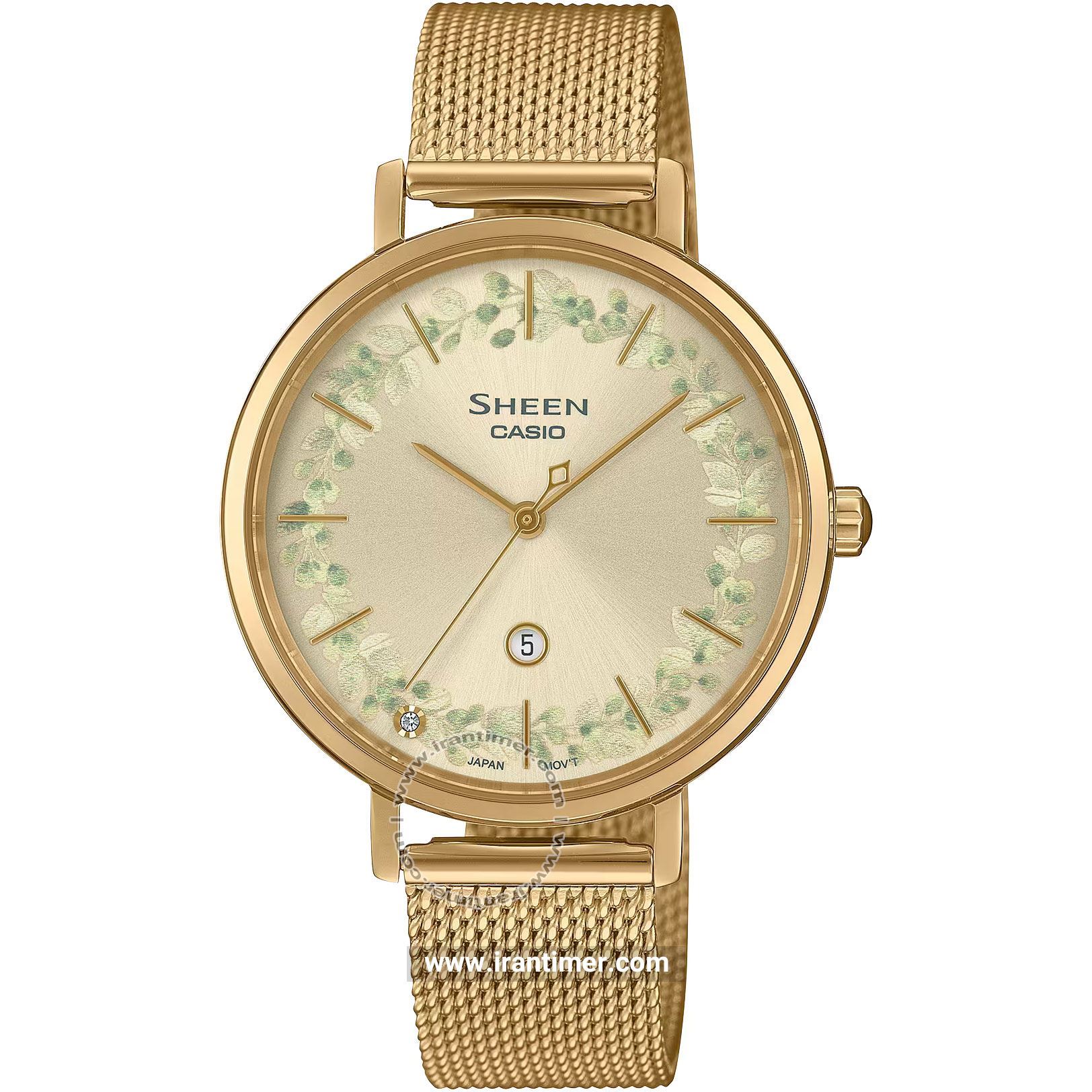 قیمت و خرید ساعت مچی زنانه کاسیو (CASIO) شین مدل SHE-4539FGM-9AUDF کلاسیک | اورجینال و اصلی