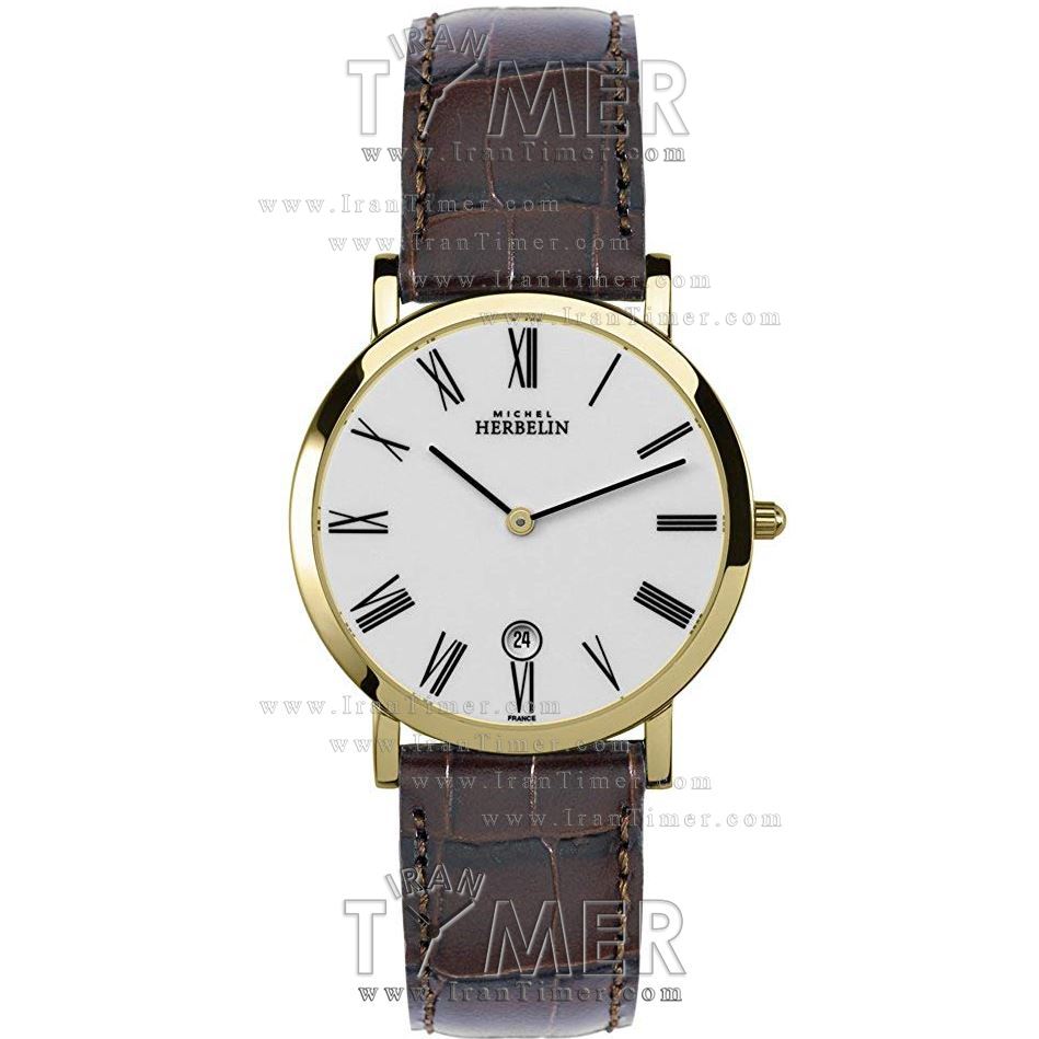 قیمت و خرید ساعت مچی مردانه مایکل هربلین(MICHEL HERBELIN) مدل 413P01MA کلاسیک | اورجینال و اصلی