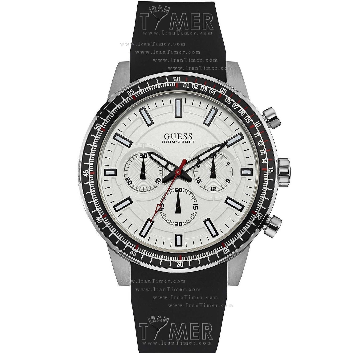 قیمت و خرید ساعت مچی مردانه گس(GUESS) مدل W0802G1 اسپرت | اورجینال و اصلی