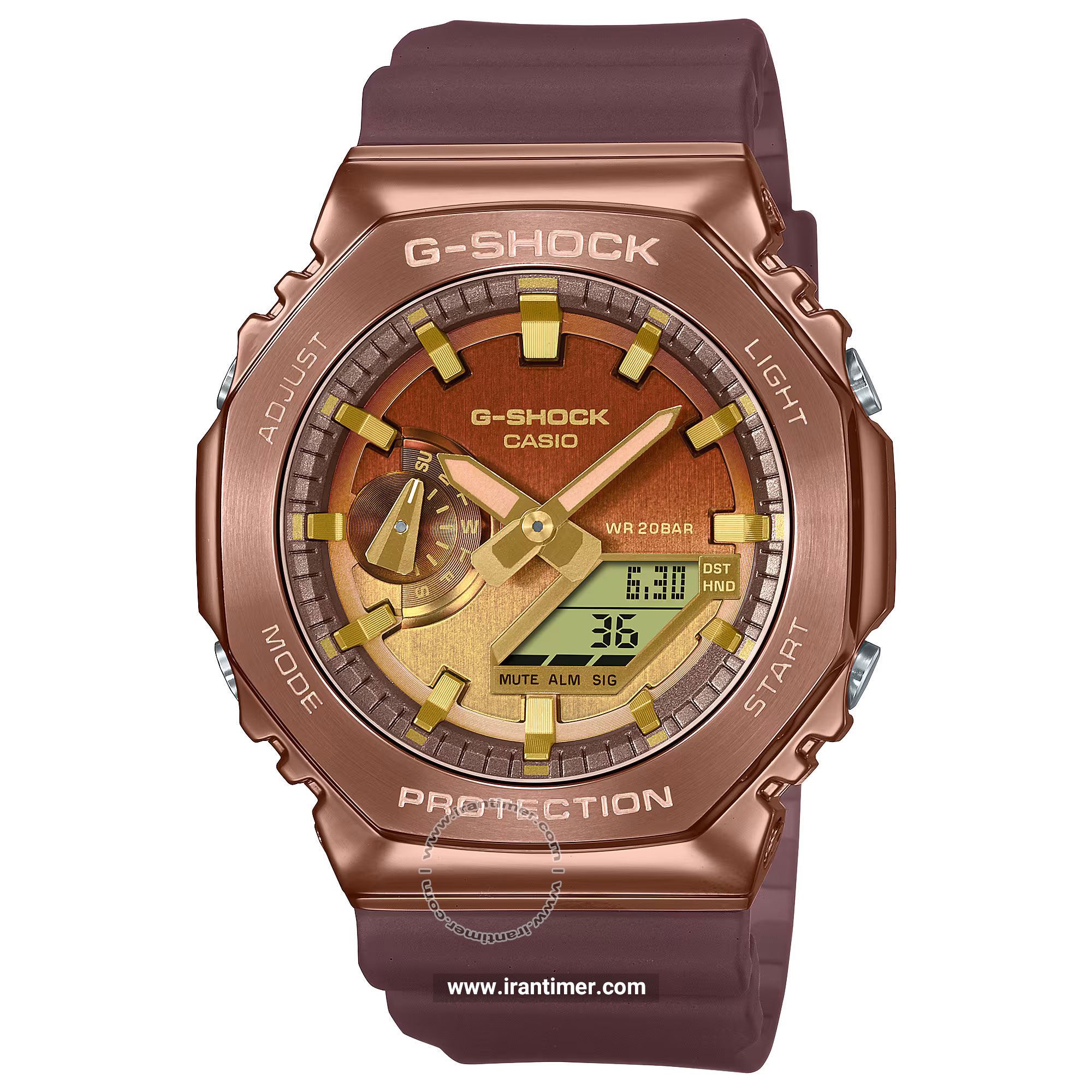 قیمت و خرید ساعت مچی مردانه کاسیو (CASIO) جی شاک مدل GM-2100CL-5ADR اسپرت | اورجینال و اصلی