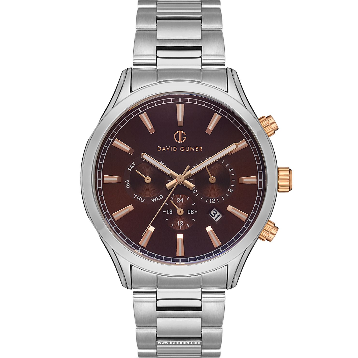 قیمت و خرید ساعت مچی مردانه دیوید گانر(David Guner) مدل DG-8189GA-A6 کلاسیک | اورجینال و اصلی