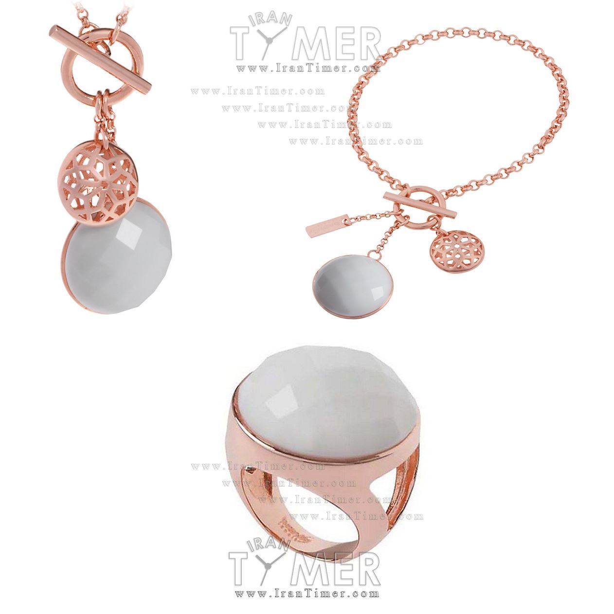 قیمت و خرید ست حلقه (انگشتر) گردنبند دستبند باز زنانه برازوی(BROSWAY) مدل BNT03-SET فشن (ست لباس) | اورجینال و اصلی
