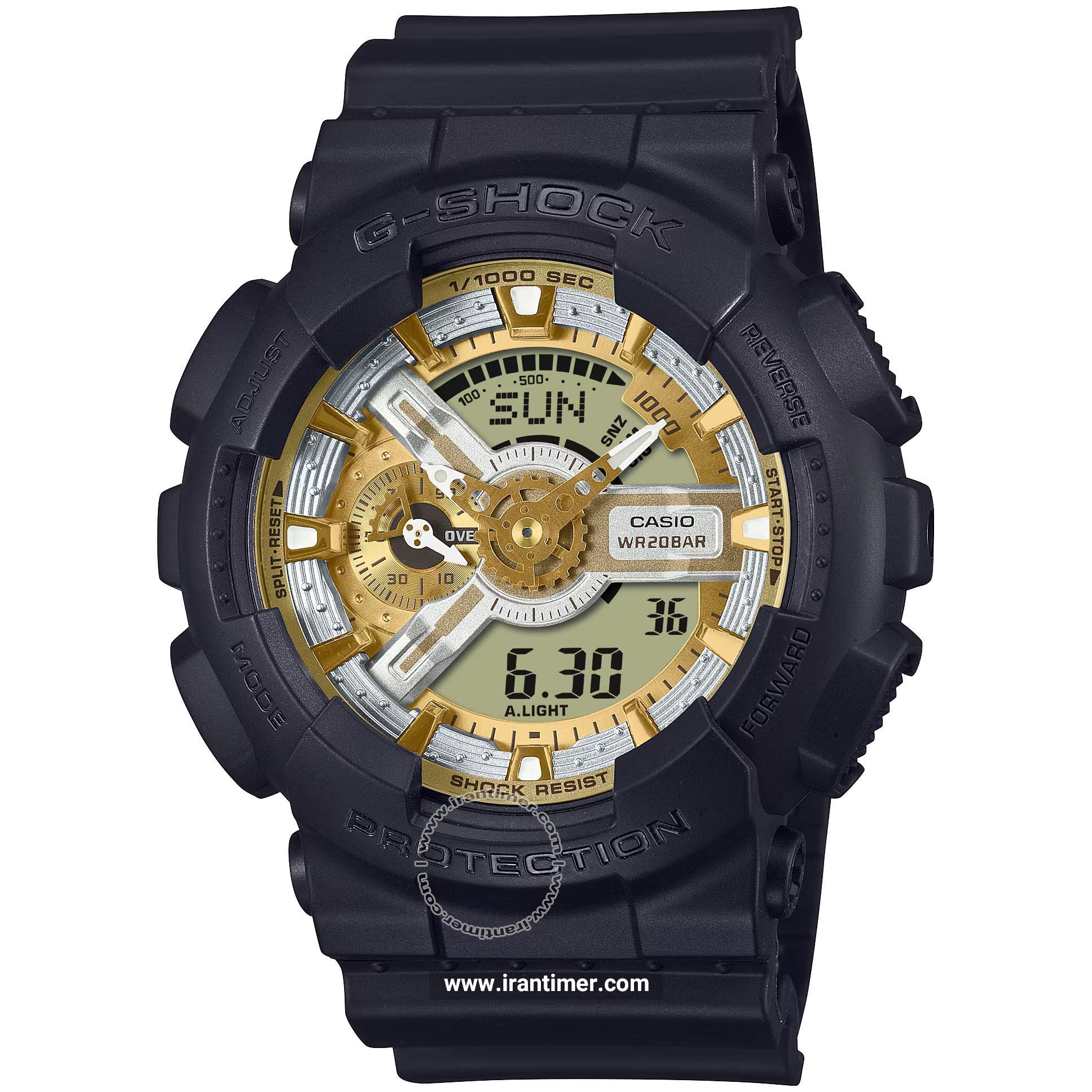 قیمت و خرید ساعت مچی مردانه کاسیو (CASIO) مدل GA-110CD-1A9DR اسپرت | اورجینال و اصلی