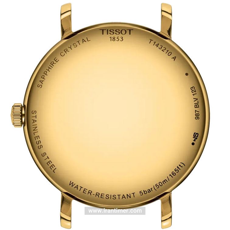 قیمت و خرید ساعت مچی زنانه تیسوت(TISSOT) مدل T143.210.33.021.00 کلاسیک | اورجینال و اصلی
