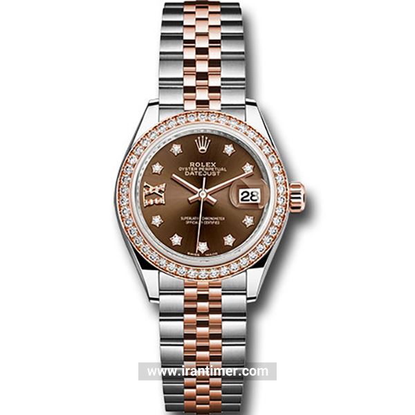 قیمت و خرید ساعت مچی زنانه رولکس(Rolex) مدل 279381RBR cho9dix8dj Brown فشن | اورجینال و اصلی