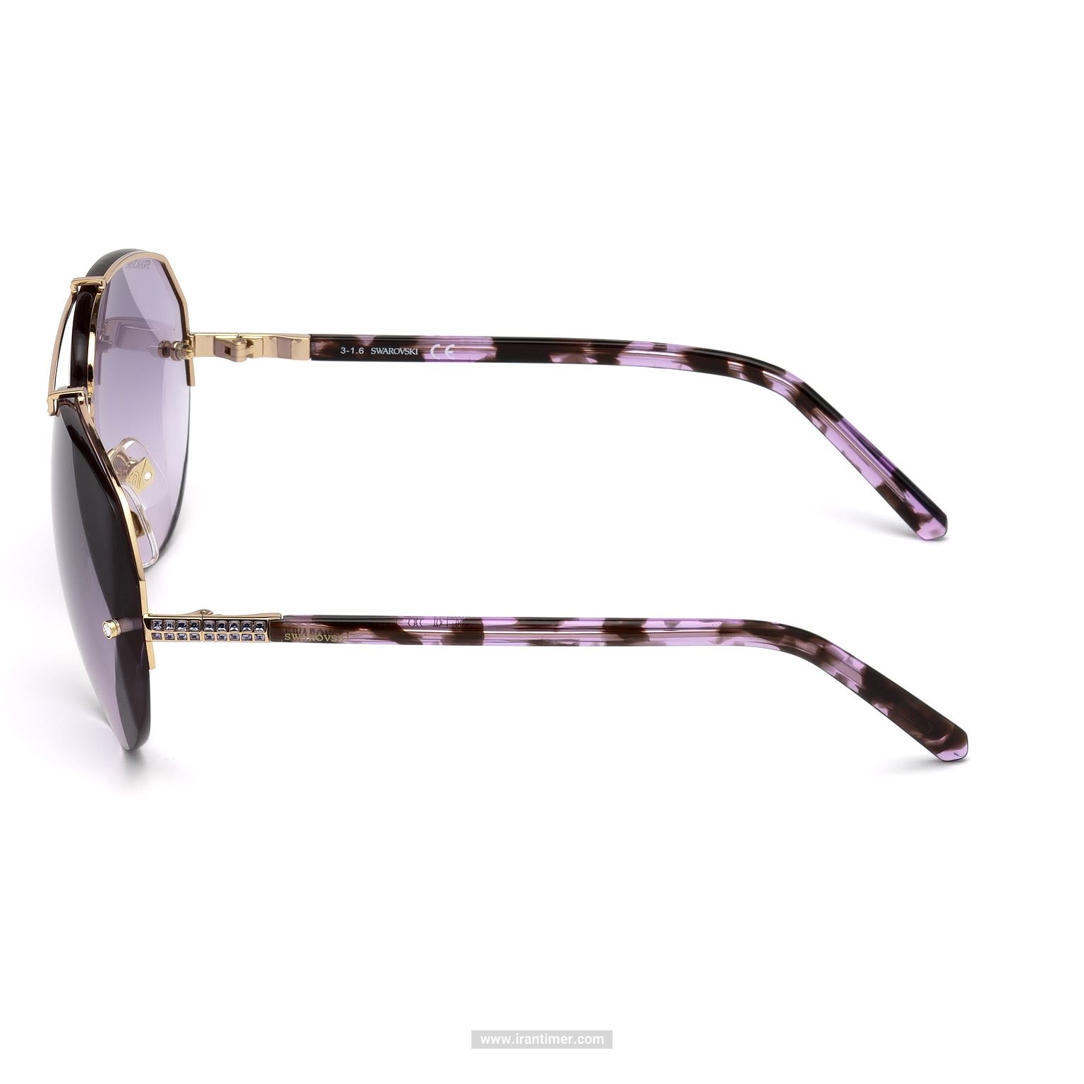 قیمت و خرید عینک آفتابی زنانه خلبانی (SWAROVSKI) مدل SK S 0134 28Z 64 | اورجینال و اصلی