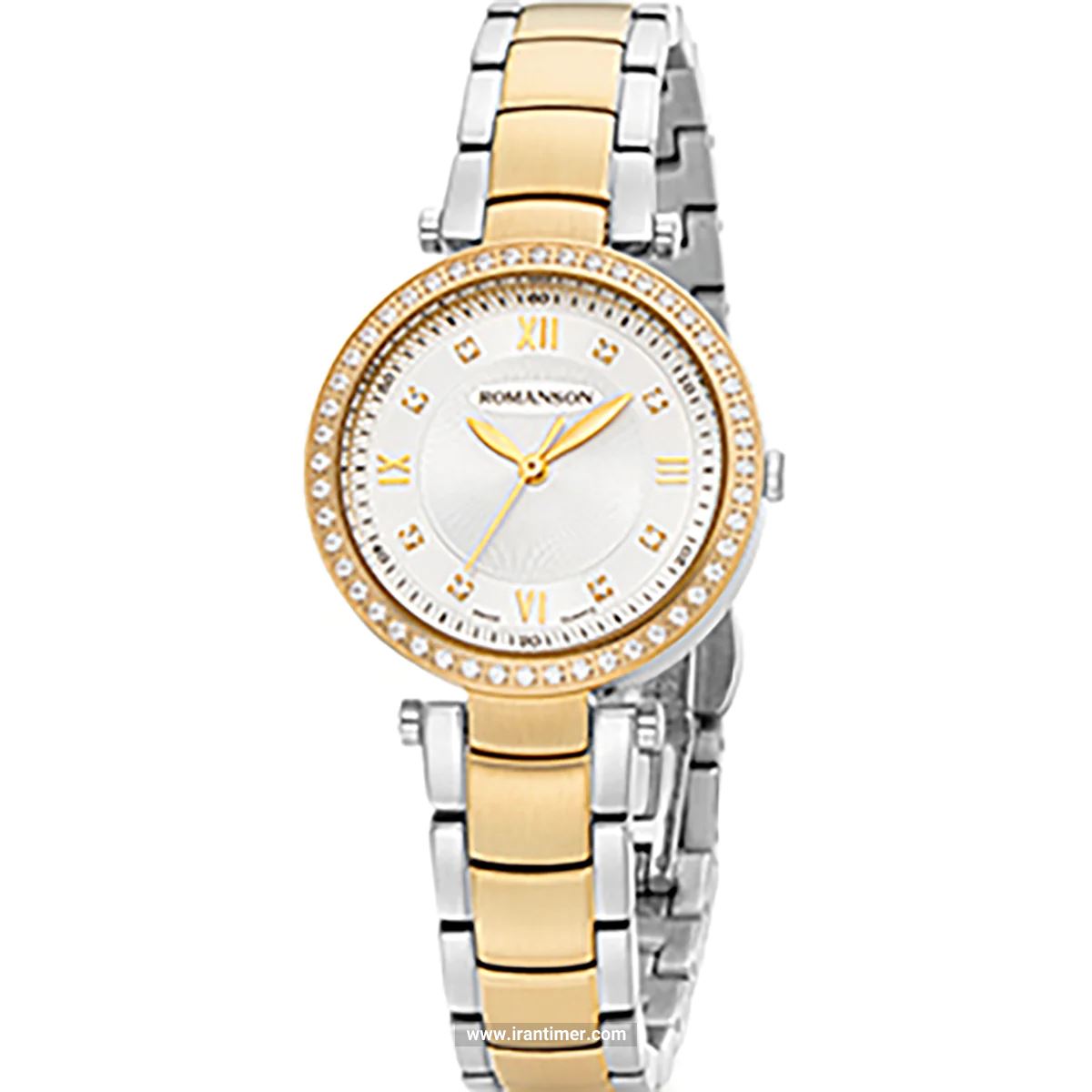 قیمت و خرید ساعت مچی زنانه رومانسون(ROMANSON) مدل RM0B16QLCCAS1G فشن | اورجینال و اصلی