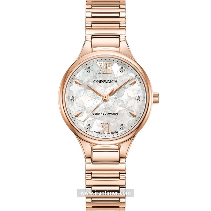 قیمت و خرید ساعت مچی زنانه کوین واچ(COINWATCH) مدل C194RWH فشن | اورجینال و اصلی