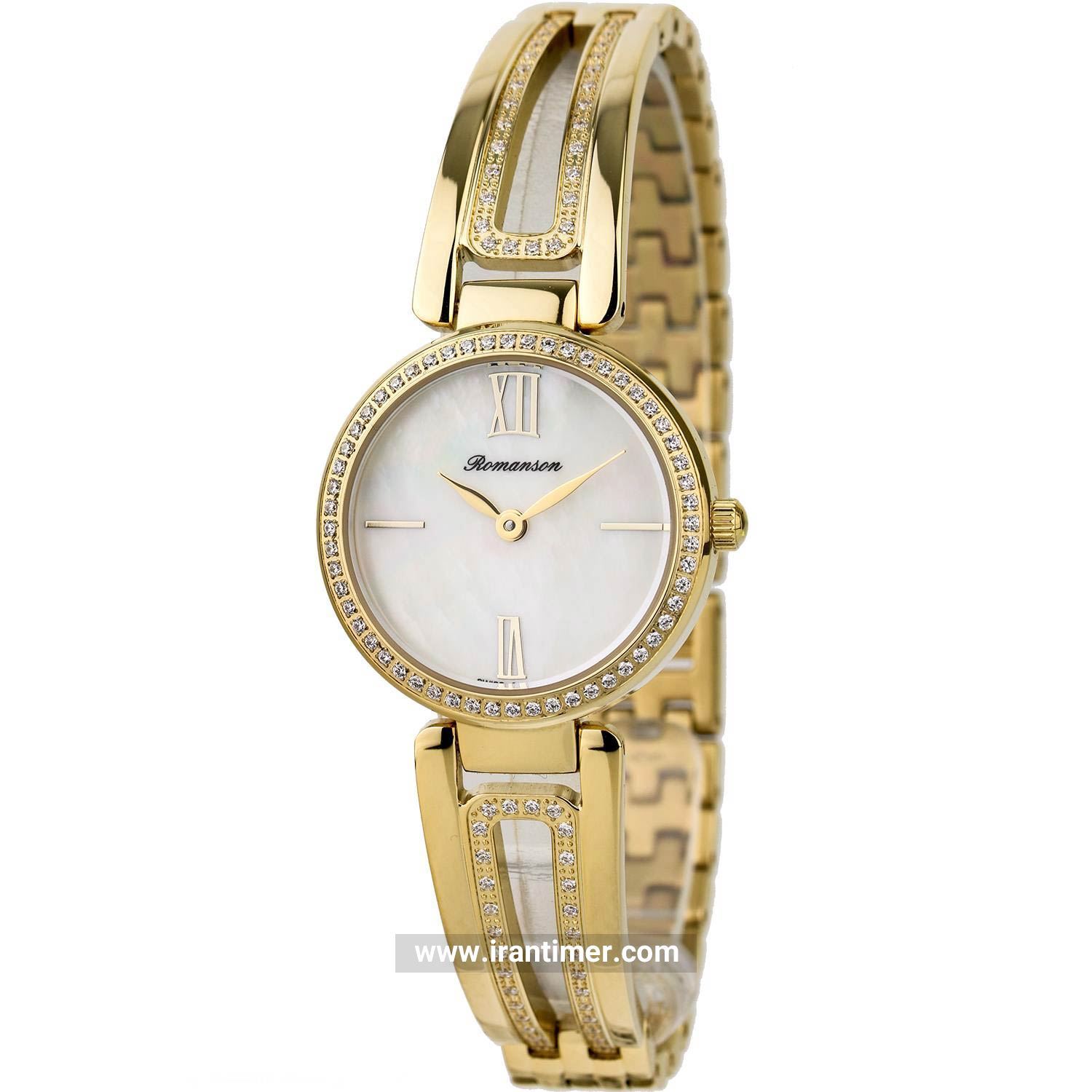 قیمت و خرید ساعت مچی زنانه رومانسون(ROMANSON) مدل RM7A02QLGGM1R1 فشن | اورجینال و اصلی
