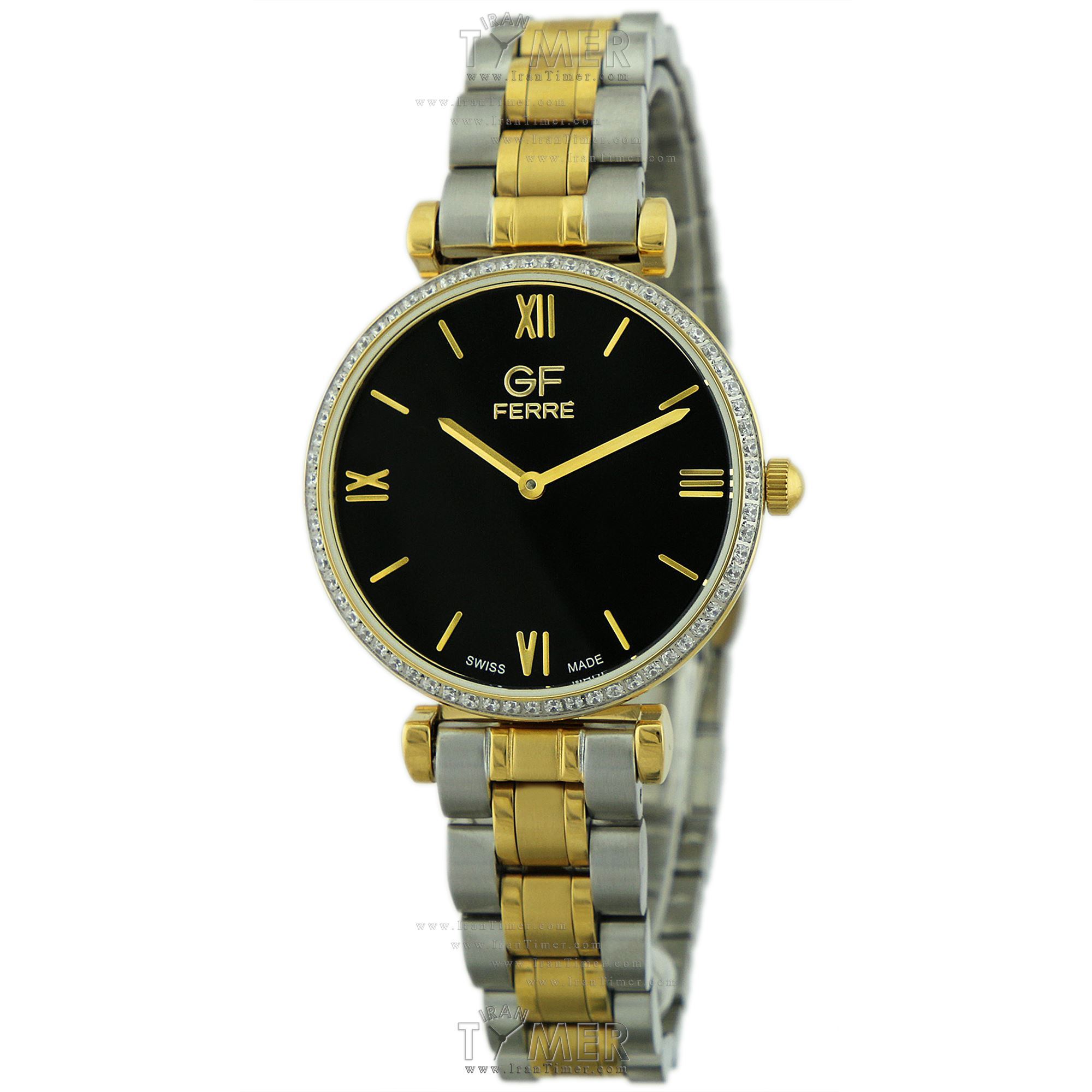 قیمت و خرید ساعت مچی زنانه جی اف فره(GF FERRE) مدل GF.GP74282.1.1 کلاسیک | اورجینال و اصلی