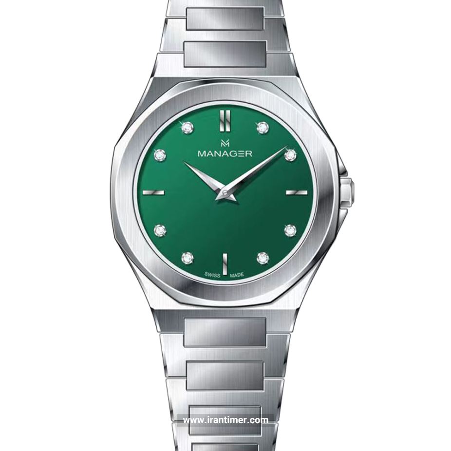 قیمت و خرید ساعت مچی زنانه منیجر(MANAGER) مدل MAN-RW-214-SM کلاسیک | اورجینال و اصلی