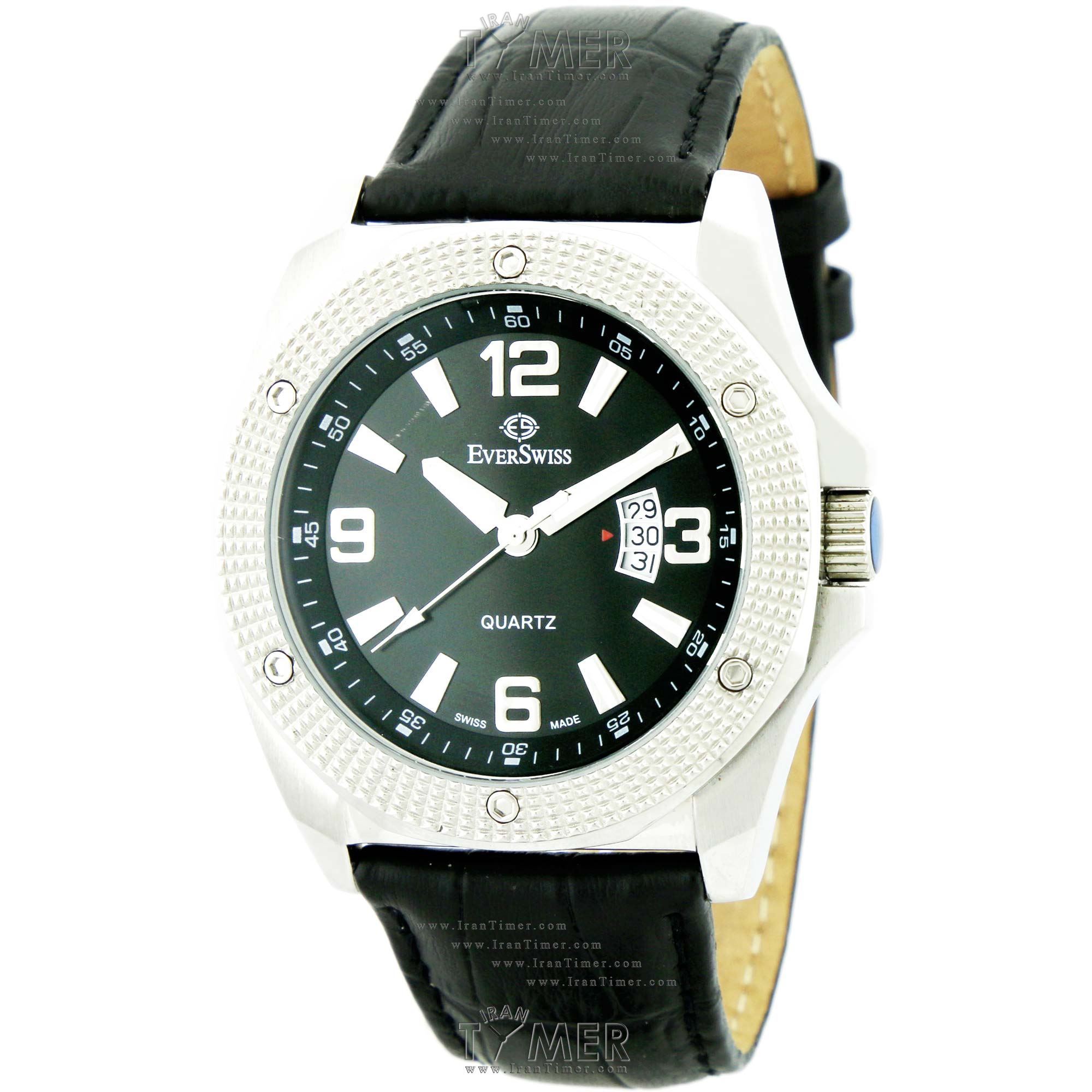 قیمت و خرید ساعت مچی مردانه اورسوئیس(EVER SWISS) مدل 19230-S154 کلاسیک | اورجینال و اصلی