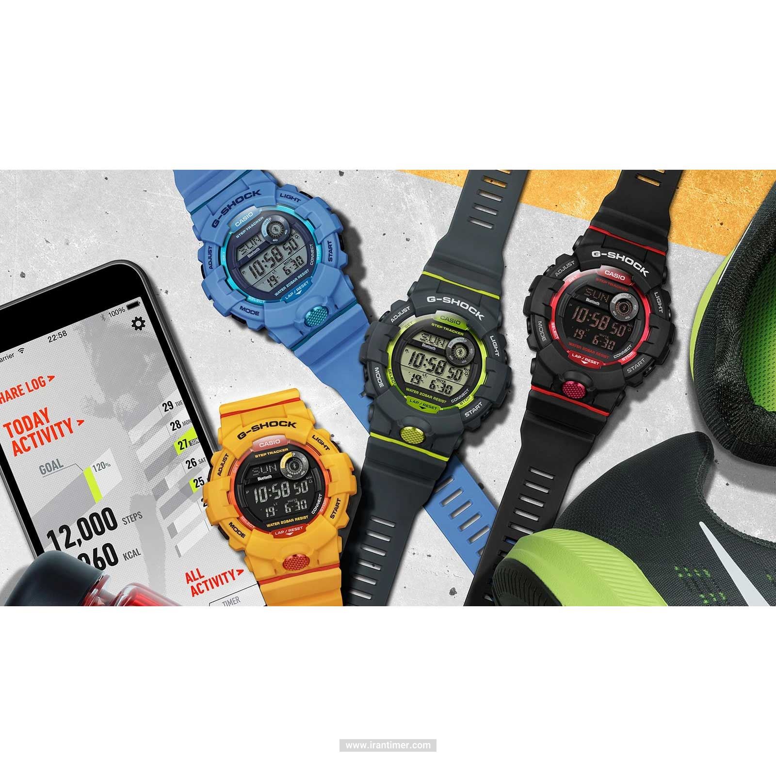 قیمت و خرید ساعت مچی مردانه کاسیو (CASIO) جی شاک مدل GBD-800UC-8DR اسپرت | اورجینال و اصلی