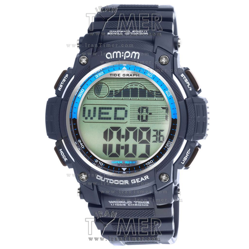 قیمت و خرید ساعت مچی مردانه ای ام پی ام(AM:PM) مدل PC168-G411 اسپرت | اورجینال و اصلی