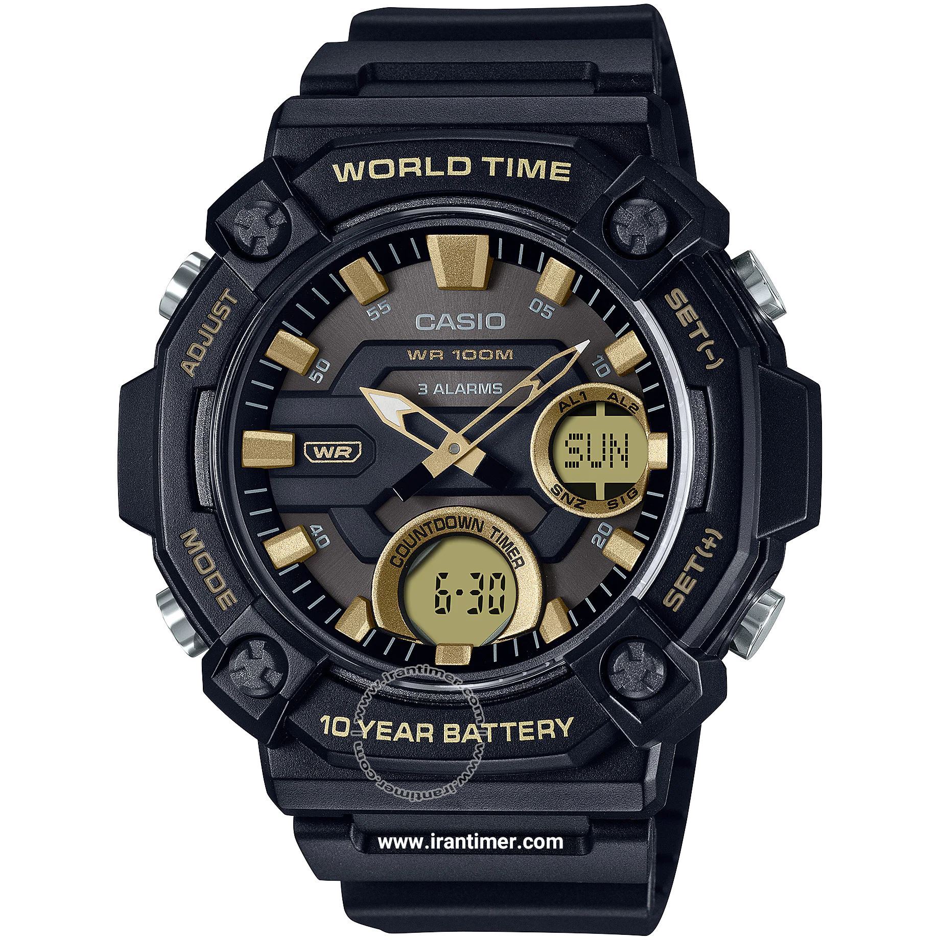 قیمت و خرید ساعت مچی مردانه کاسیو (CASIO) جنرال مدل AEQ-120W-9AVDF اسپرت | اورجینال و اصلی