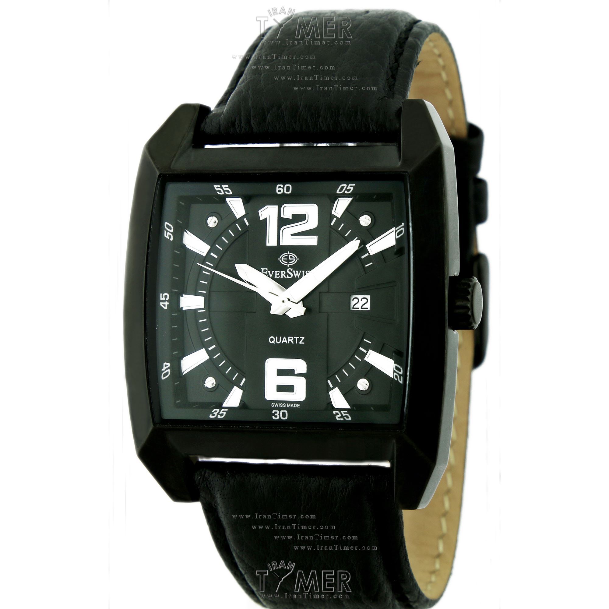 قیمت و خرید ساعت مچی مردانه اورسوئیس(EVER SWISS) مدل 19202-B154 کلاسیک | اورجینال و اصلی