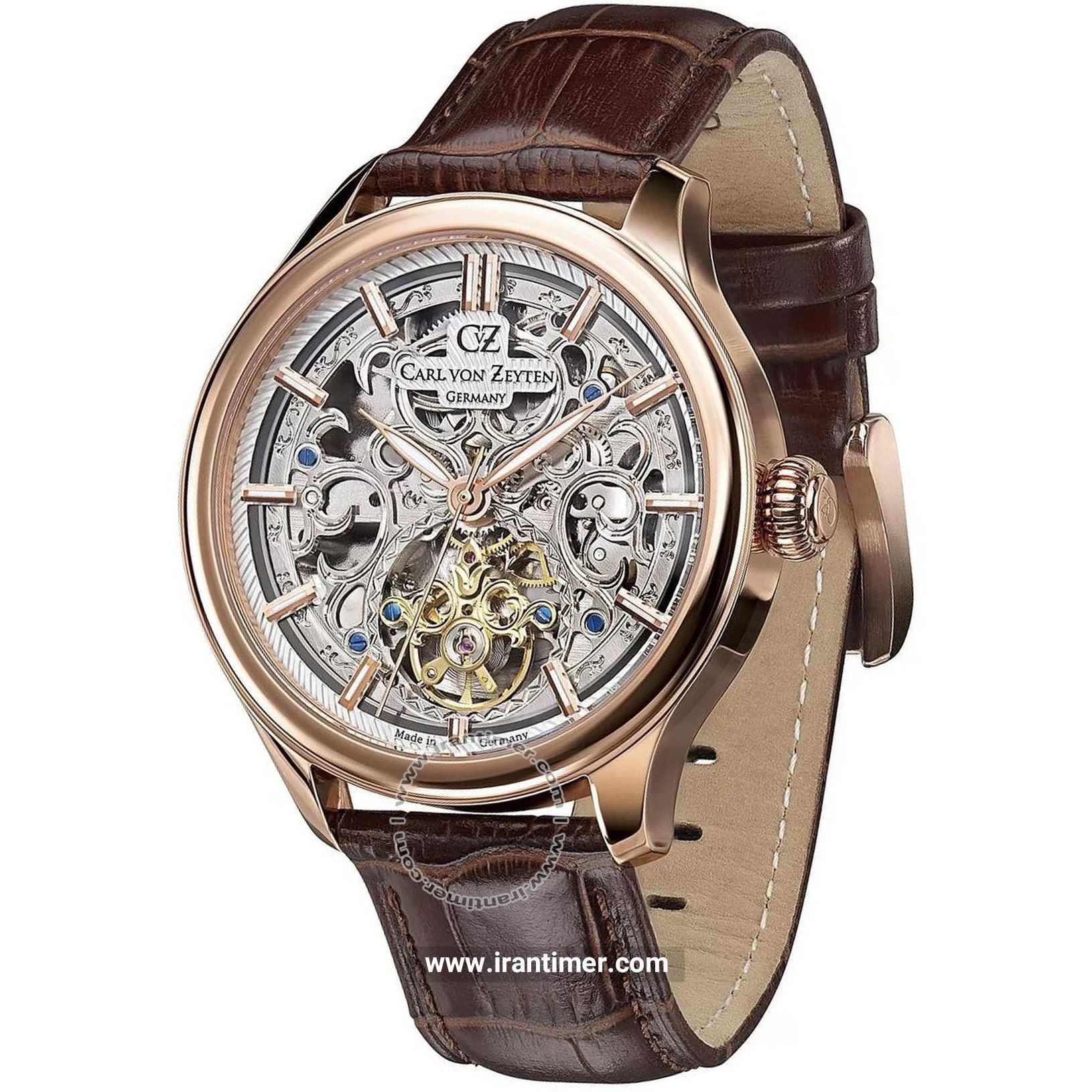 قیمت و خرید ساعت مچی مردانه کارل ون زیتن(CARL VON ZEYTEN) مدل CVZ0014RSLS کلاسیک | اورجینال و اصلی