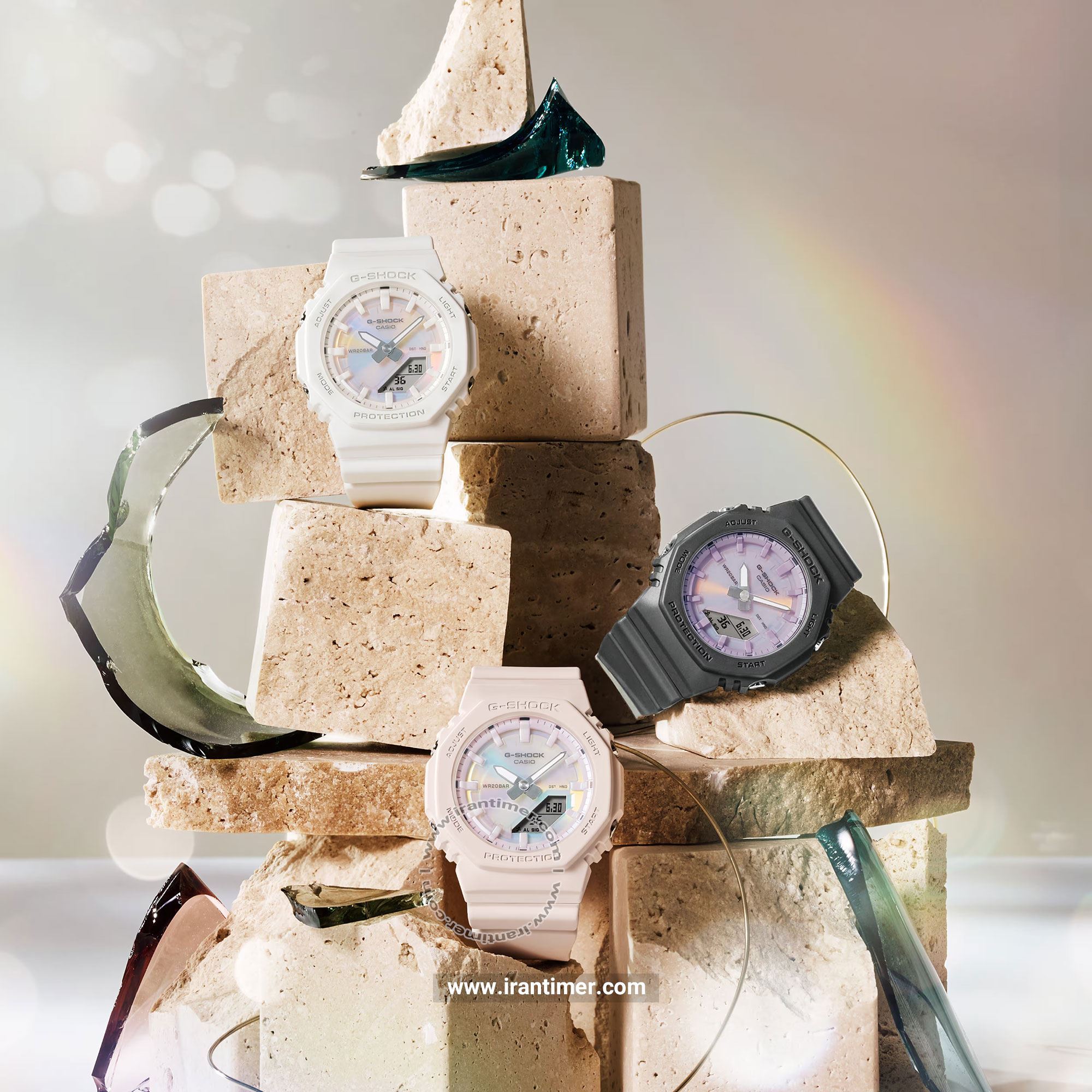 قیمت و خرید ساعت مچی زنانه کاسیو (CASIO) جی شاک مدل GMA-P2100PC-4ADR اسپرت | اورجینال و اصلی