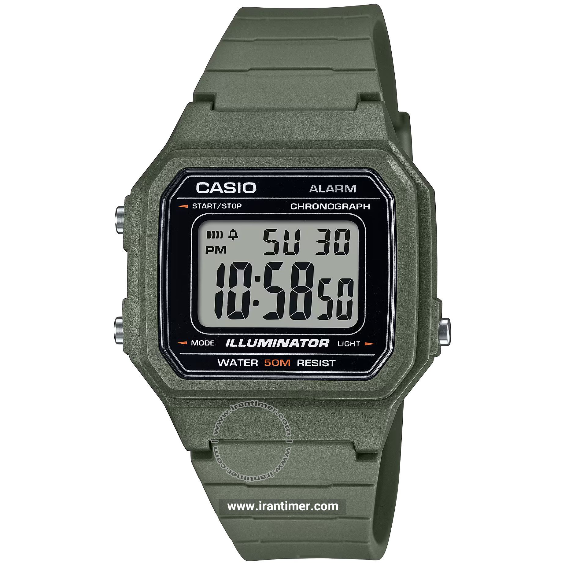 قیمت و خرید ساعت مچی مردانه کاسیو (CASIO) جنرال مدل W-217H-3AVDF اسپرت | اورجینال و اصلی
