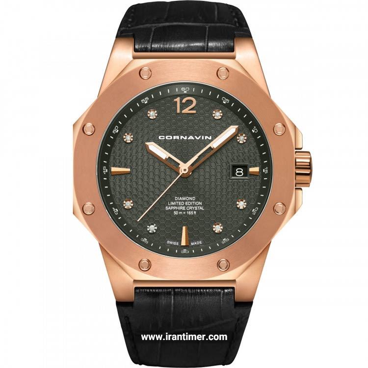 قیمت و خرید ساعت مچی مردانه کورناوین(CORNAVIN) مدل COR2021-2017/D کلاسیک | اورجینال و اصلی