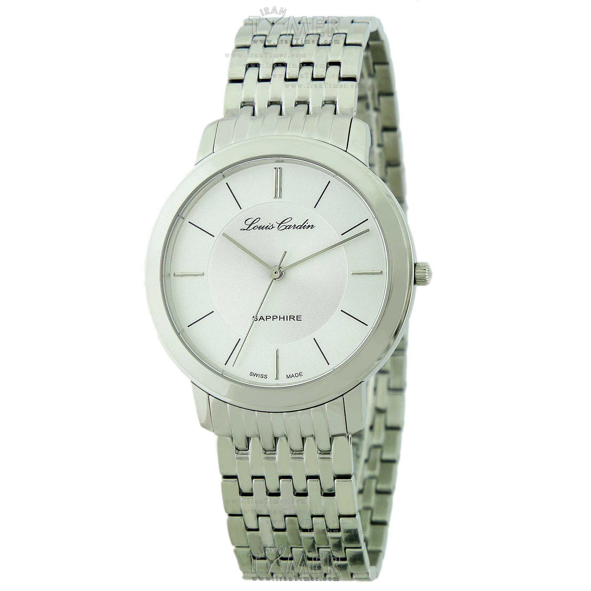 قیمت و خرید ساعت مچی مردانه لوئیس کاردین(LOUIS CARDIN) مدل LC001 M METAL WT کلاسیک | اورجینال و اصلی