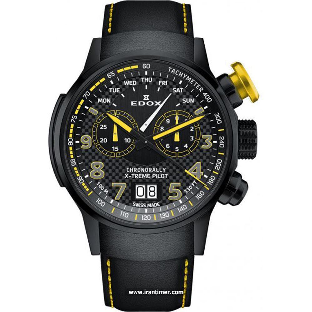 قیمت و خرید ساعت مچی مردانه ادُکس(EDOX) مدل 38001TINNJNJ3 اسپرت | اورجینال و اصلی