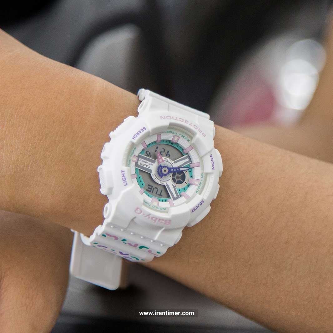 قیمت و خرید ساعت مچی کاسیو (CASIO) بیبی جی مدل BA-110TH-7ADR اسپرت | اورجینال و اصلی