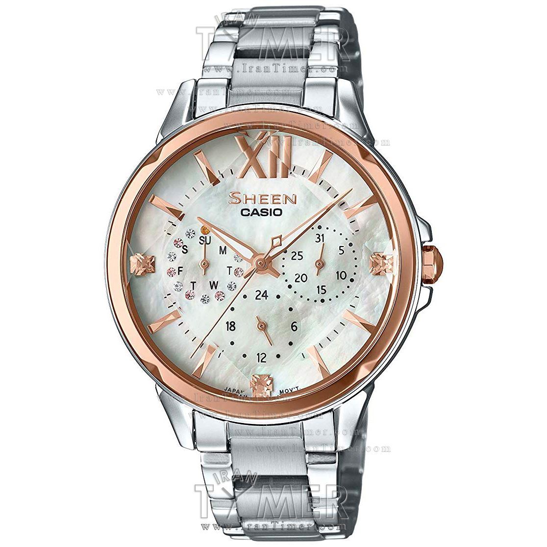قیمت و خرید ساعت مچی زنانه کاسیو (CASIO) شین مدل SHE-3056SG-7AUDR فشن | اورجینال و اصلی