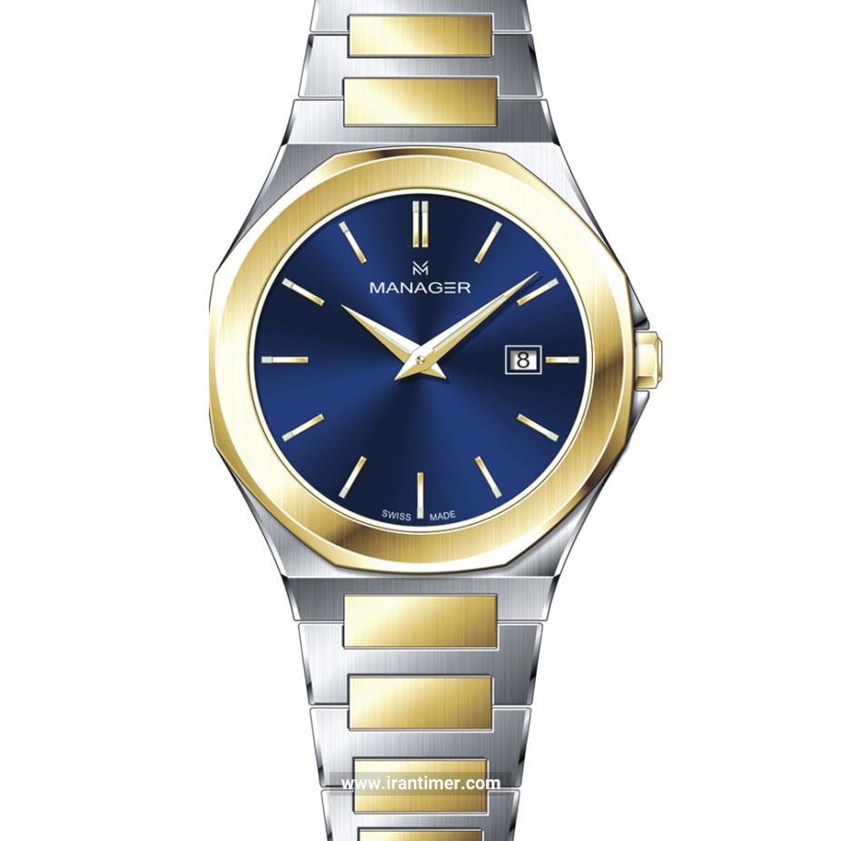 قیمت و خرید ساعت مچی مردانه منیجر(MANAGER) مدل MAN-RF-118-BGM کلاسیک | اورجینال و اصلی