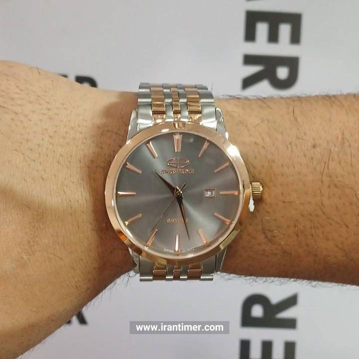 قیمت و خرید ساعت مچی زنانه سوئیس پرنس(Swiss Prince) مدل 2026-WOMEN-GRAY-COPPER کلاسیک | اورجینال و اصلی