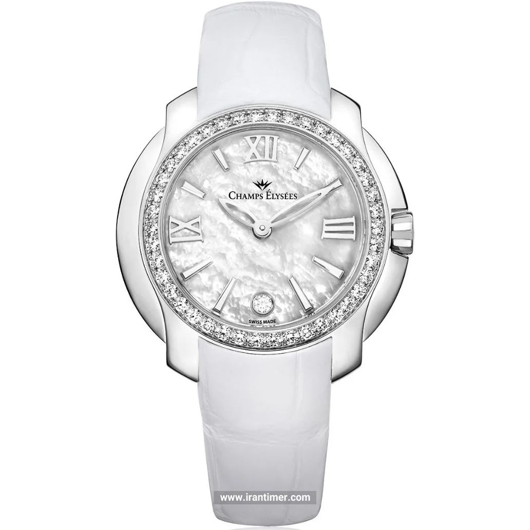 قیمت و خرید ساعت مچی زنانه شانزلیزه(Champs-Élysées) مدل 01Q-STD02-WH01 فشن | اورجینال و اصلی