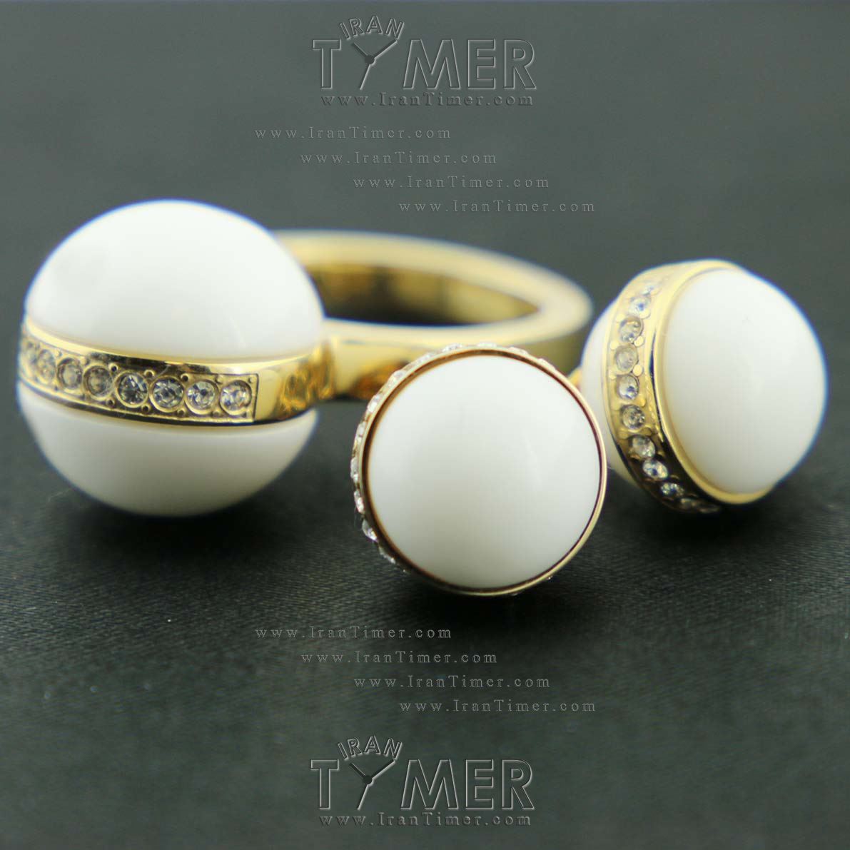 قیمت و خرید ست حلقه (انگشتر) گوشواره زنانه استورم(STORM) مدل 9980582-GD-P-set فشن (ست لباس) کلاسیک | اورجینال و اصلی