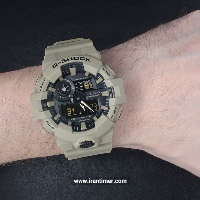 قیمت و خرید ساعت مچی مردانه کاسیو (CASIO) جی شاک مدل GA-700UC-5ADR اسپرت | اورجینال و اصلی