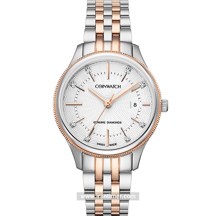 قیمت و خرید ساعت مچی زنانه کوین واچ(COINWATCH) مدل C199RWH کلاسیک | اورجینال و اصلی