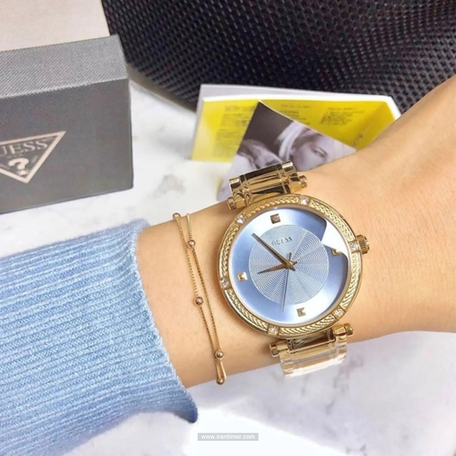 قیمت و خرید ساعت مچی زنانه گس(GUESS) مدل W0695L2 کلاسیک | اورجینال و اصلی